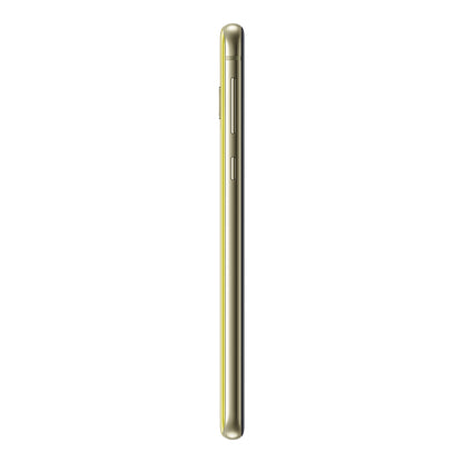 Samsung Galaxy S10e in Canary Yellow, side (left)