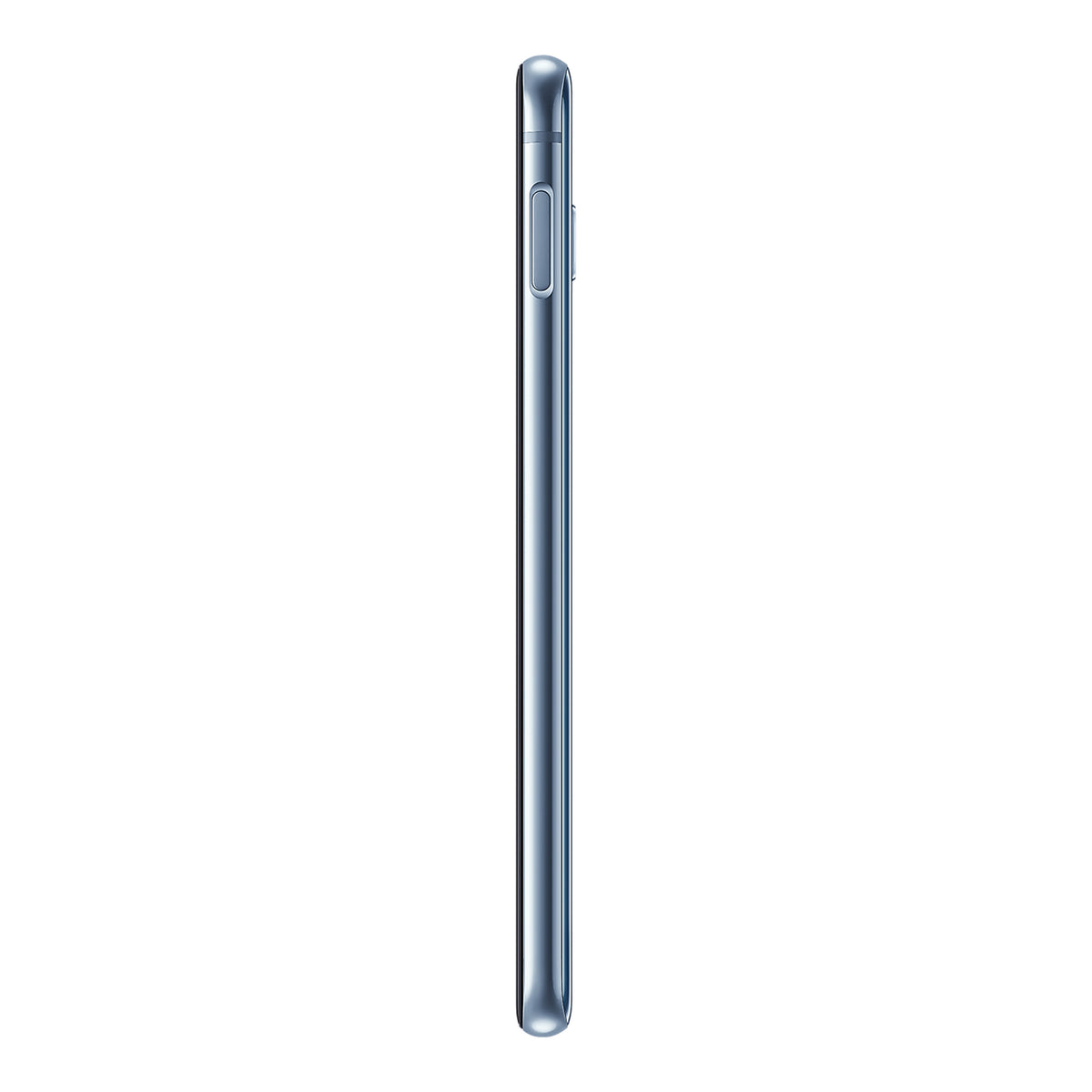 Samsung Galaxy S10e in Prism Blue, side (right)