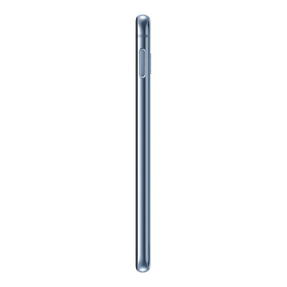Samsung Galaxy S10e in Prism Blue, side (right)