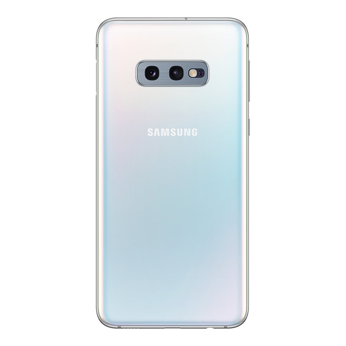 Samsung Galaxy S10e in Prism White, back