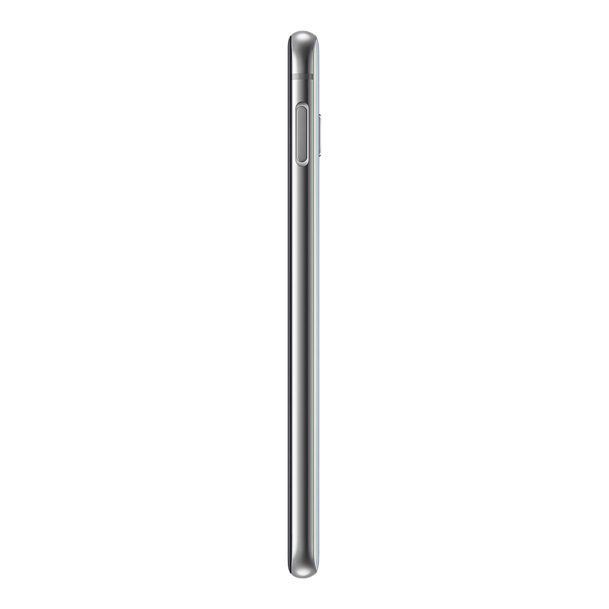 Samsung Galaxy S10e in Prism White, side (right)