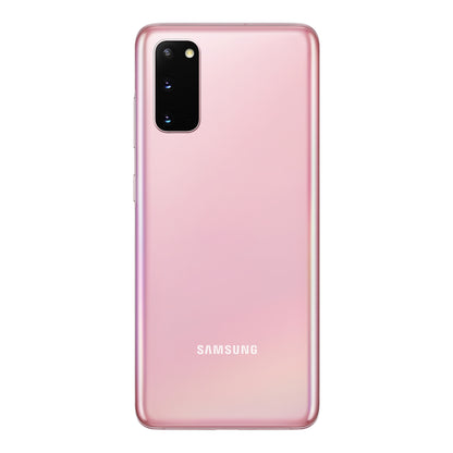 Samsung Galaxy S20 in Cloud Pink, back