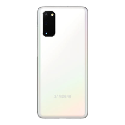 Samsung Galaxy S20 in Cloud White, back