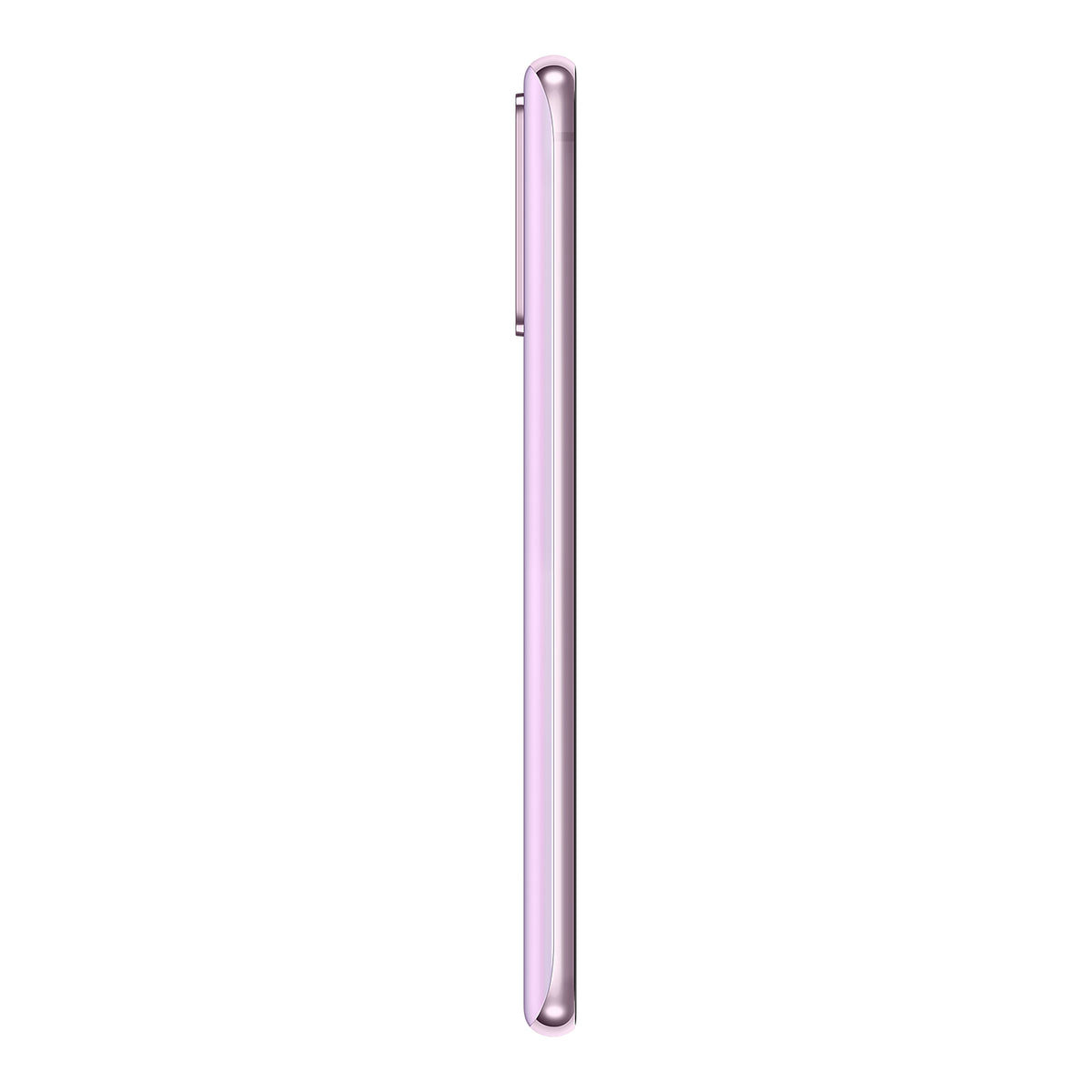 Samsung Galaxy S20 FE in Cloud Lavender, side (left)