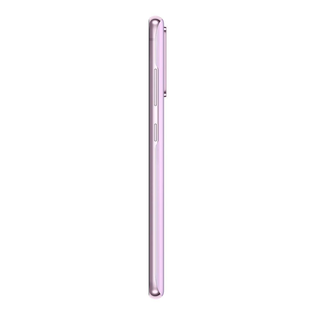 Samsung Galaxy S20 FE in Cloud Lavender, side (right)