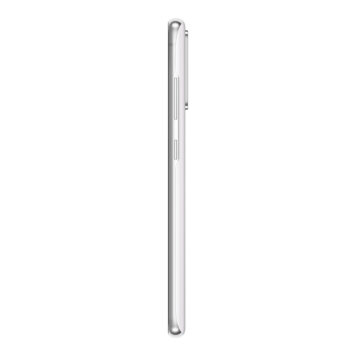 Samsung Galaxy S20 FE in Cloud White, side (right)