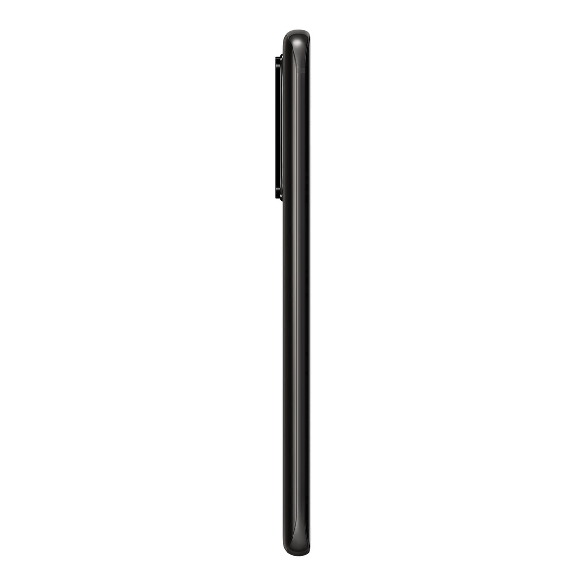 Samsung Galaxy S20 Ultra in Cosmic Black, side (left)
