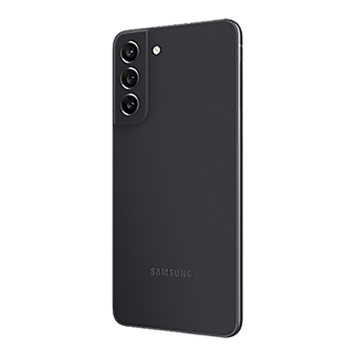 Samsung Galaxy S21 FE in Graphite, back (right)