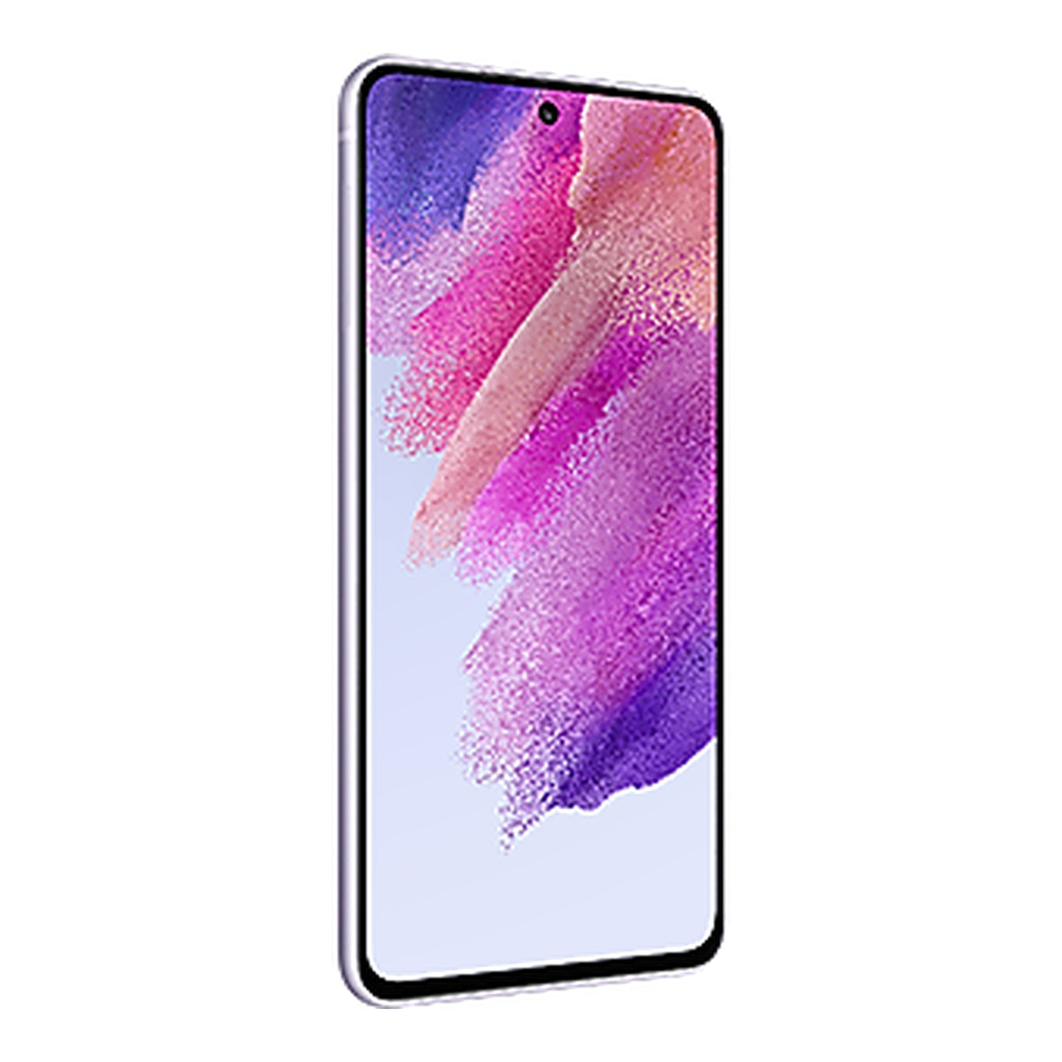 Samsung Galaxy S21 FE in Lavender, front (left)