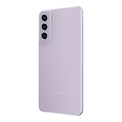 Samsung Galaxy S21 FE in Lavender, back (right)