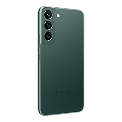 Samsung Galaxy S22 in Green, back (left)