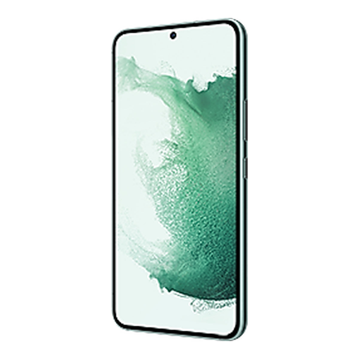 Samsung Galaxy S22 in Green, front (right)