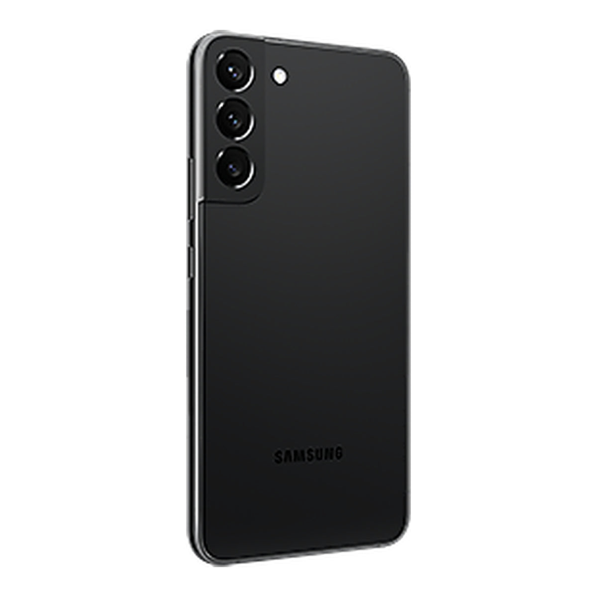 Samsung Galaxy S22+ in Phantom Black, back (left)