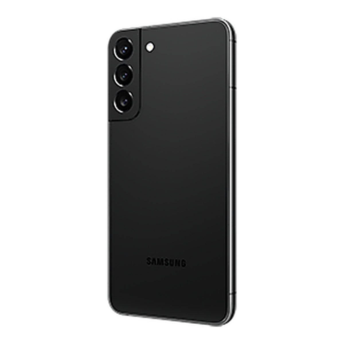 Samsung Galaxy S22+ in Phantom Black, back (right)
