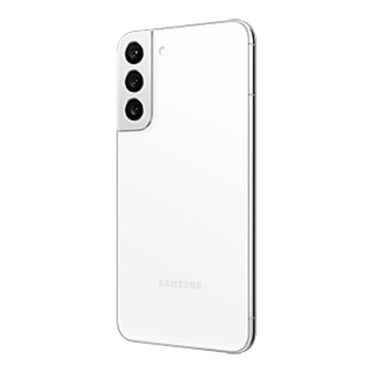 Samsung Galaxy S22+ in Phantom White, back (right)