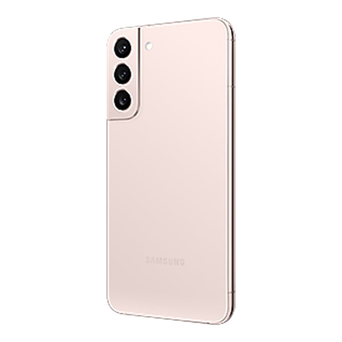 Samsung Galaxy S22+ in Pink Gold, back (right)