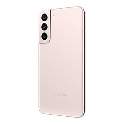 Samsung Galaxy S22+ in Pink Gold, back (right)