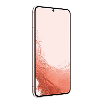 Samsung Galaxy S22 in Pink Gold, front (left)
