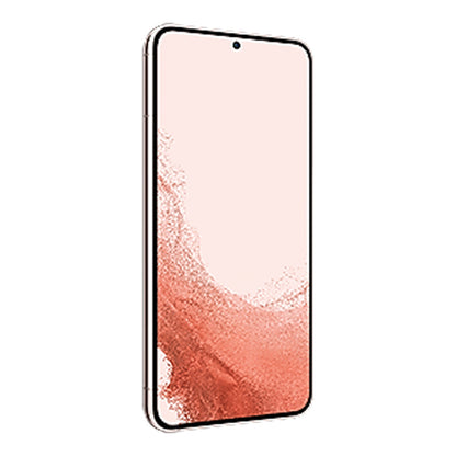 Samsung Galaxy S22+ in Pink Gold, front (left)