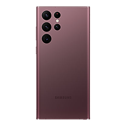 Samsung Galaxy S22 Ultra in Burgundy, back