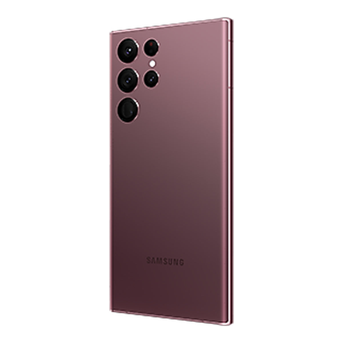 Samsung Galaxy S22 Ultra in Burgundy, back (right)