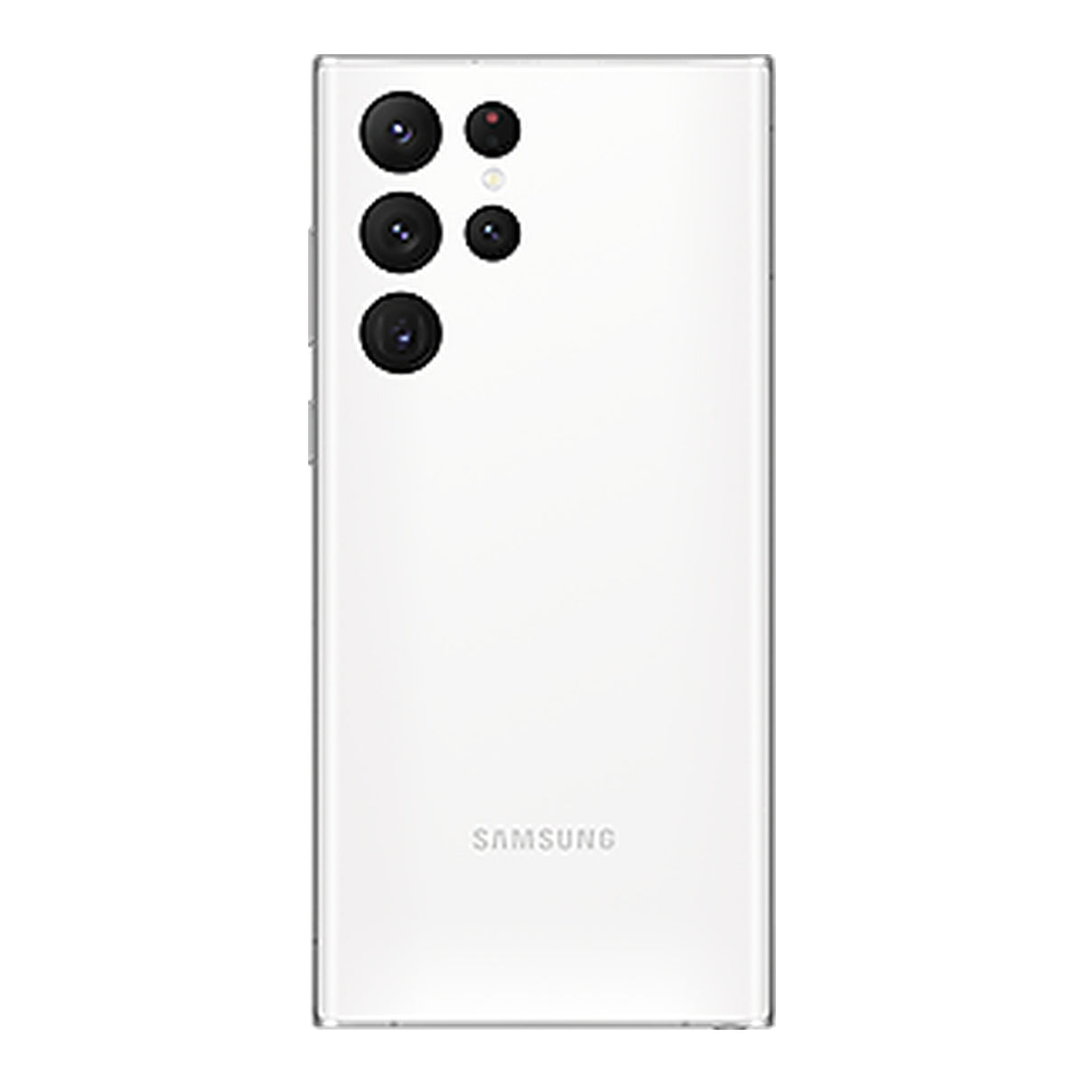 Samsung Galaxy S22 Ultra in Phantom White, back