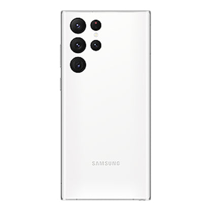 Samsung Galaxy S22 Ultra in Phantom White, back