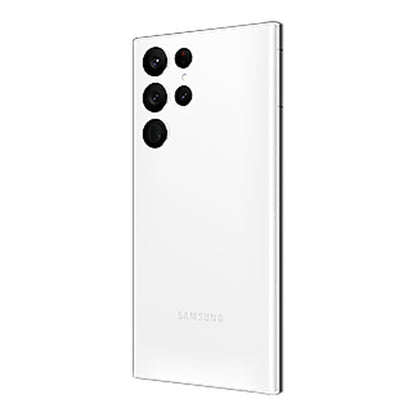 Samsung Galaxy S22 Ultra in Phantom White, back (right)