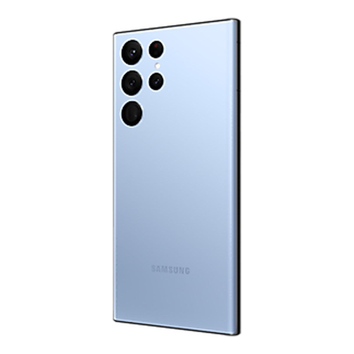 Samsung Galaxy S22 Ultra in Sky Blue, back (right)