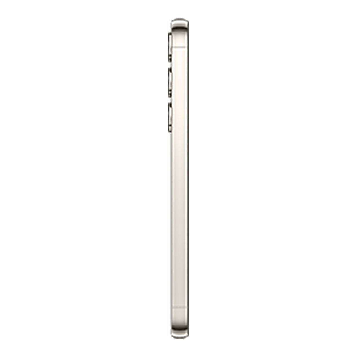 Samsung Galaxy S23 in Cream, side (left)