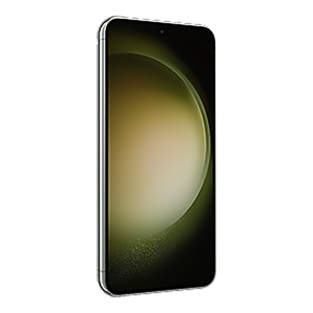 Samsung Galaxy S23 in Green, front (left)