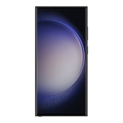 Samsung Galaxy S23 Ultra in Graphite, front and back