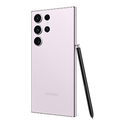 Samsung Galaxy S23 Ultra in Lavender, back (right)