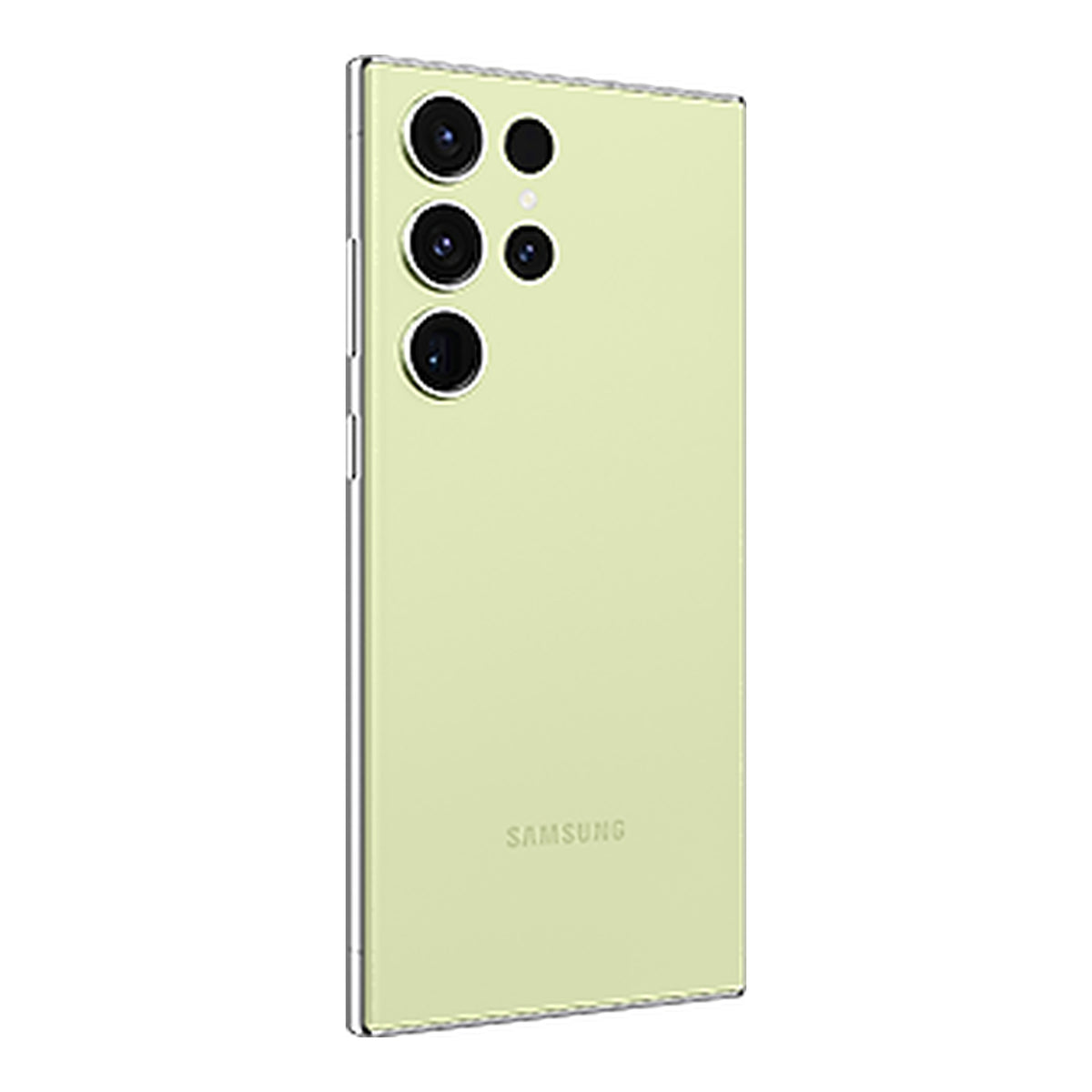 Samsung Galaxy S23 Ultra in Lime, back (left)