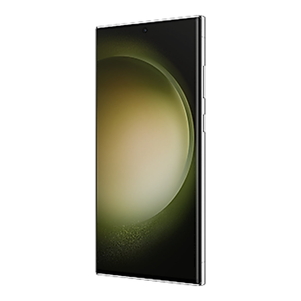 Samsung Galaxy S23 Ultra in Lime, front (right)
