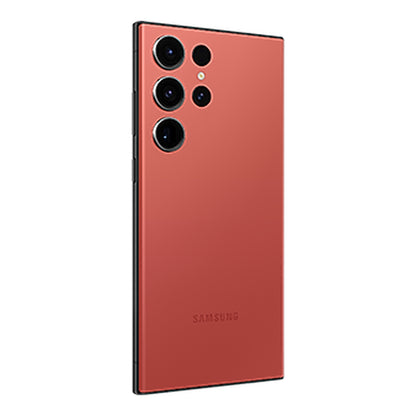 Samsung Galaxy S23 Ultra in Red, back (left)