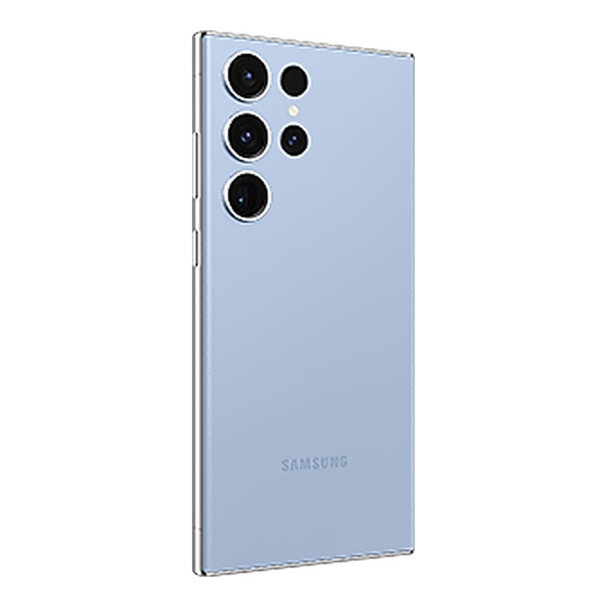 Samsung Galaxy S23 Ultra in Sky Blue, back (left)