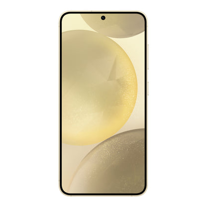 Samsung Galaxy S24 in Amber Yellow, front