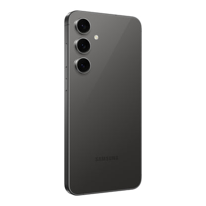 Samsung Galaxy S24 FE in Graphite, back (left)