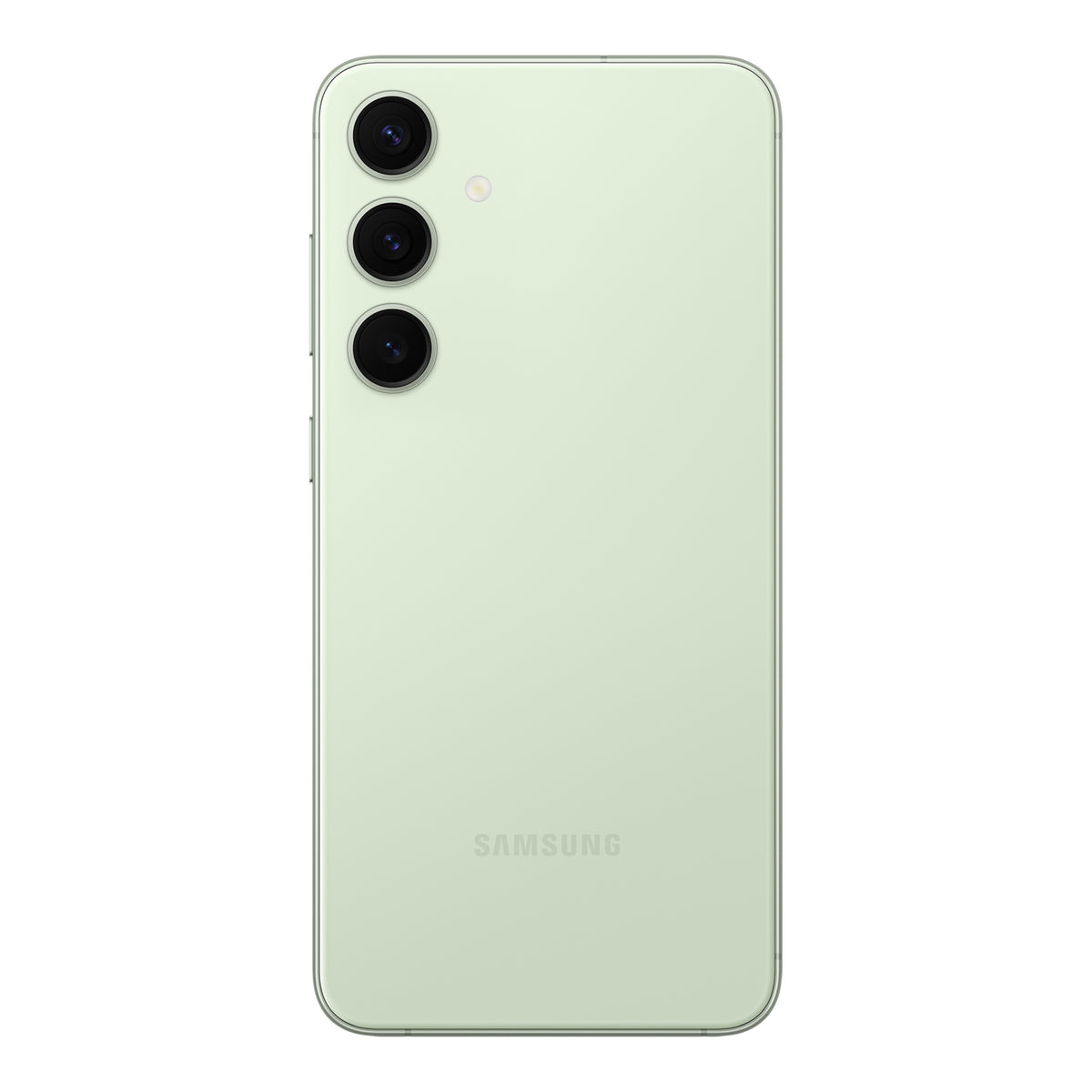 Samsung Galaxy S24+ in Jade Green, front and back
