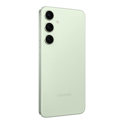 Samsung Galaxy S24+ in Jade Green, back (left)