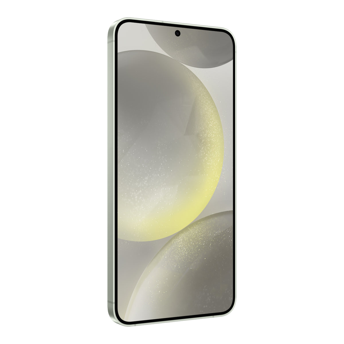 Samsung Galaxy S24+ in Jade Green, front (left)