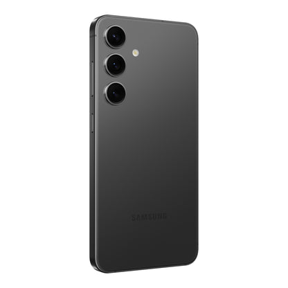 Samsung Galaxy S24 in Onyx Black, back (left)