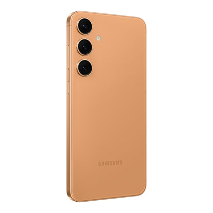 Samsung Galaxy S24+ in Sandstone Orange, back (left)