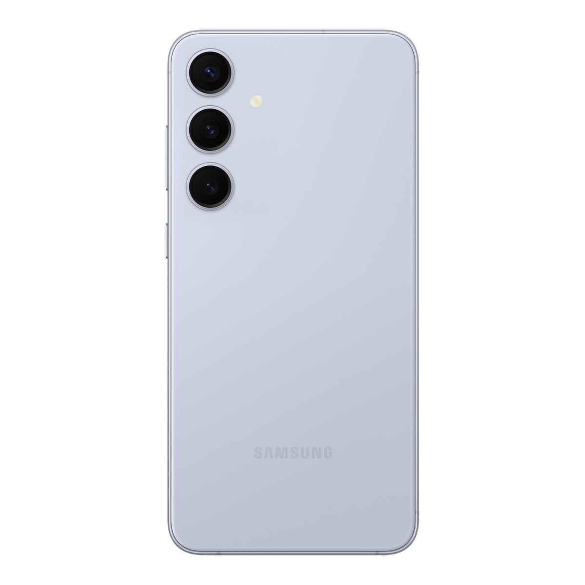 Samsung Galaxy S24+ in Sapphire Blue, front and back