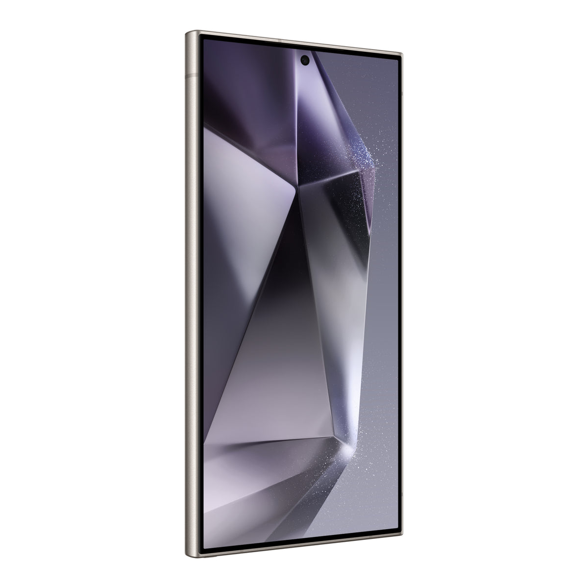 Samsung Galaxy S24 Ultra in Titanium Violet, front (left)