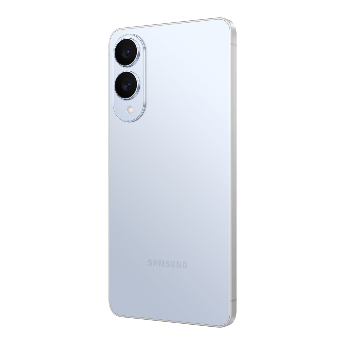 Samsung Galaxy S25 Edge in Titanium Icyblue, back (right)