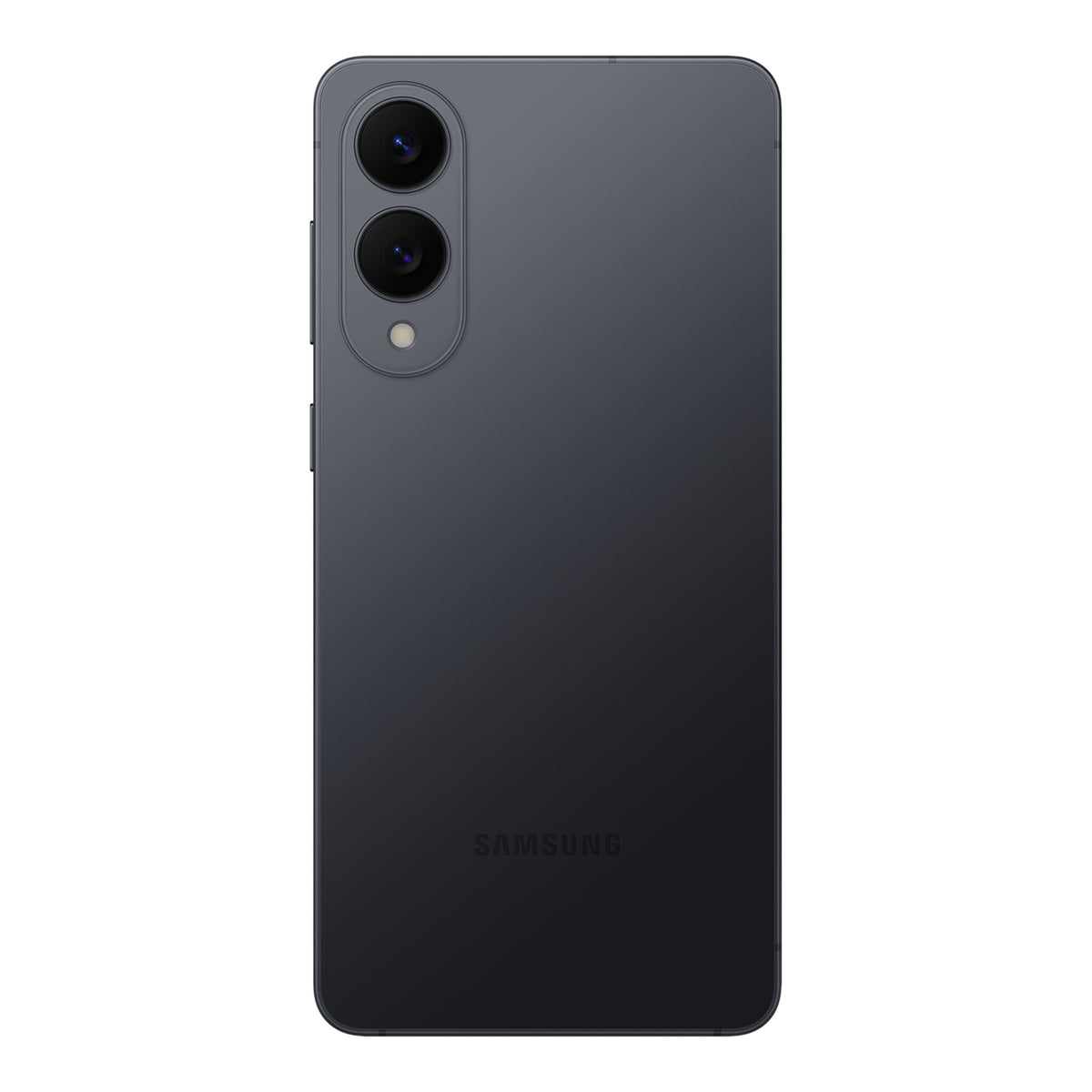 Samsung Galaxy S25 Edge in Titanium Jetblack, front and back