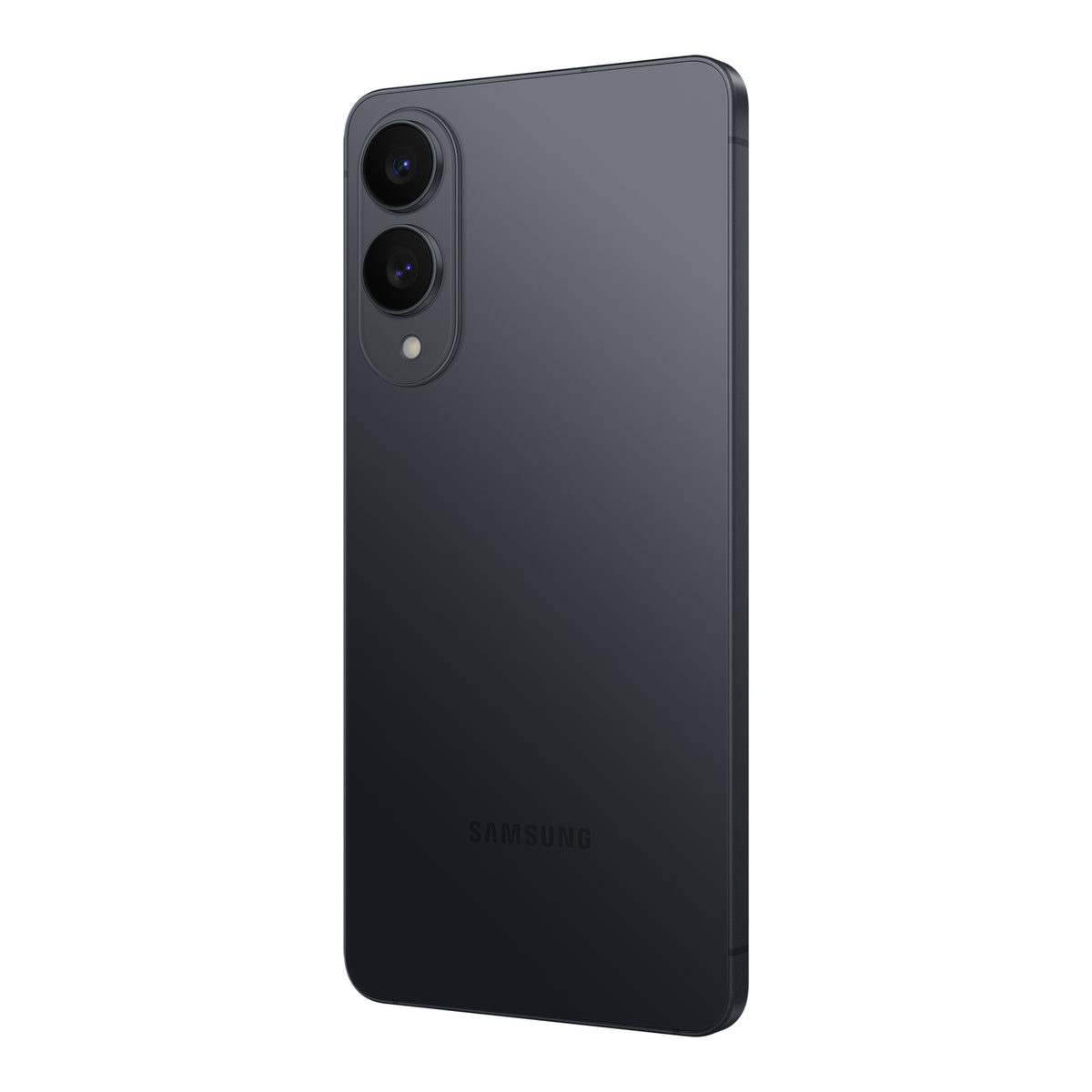 Samsung Galaxy S25 Edge in Titanium Jetblack, back (right)