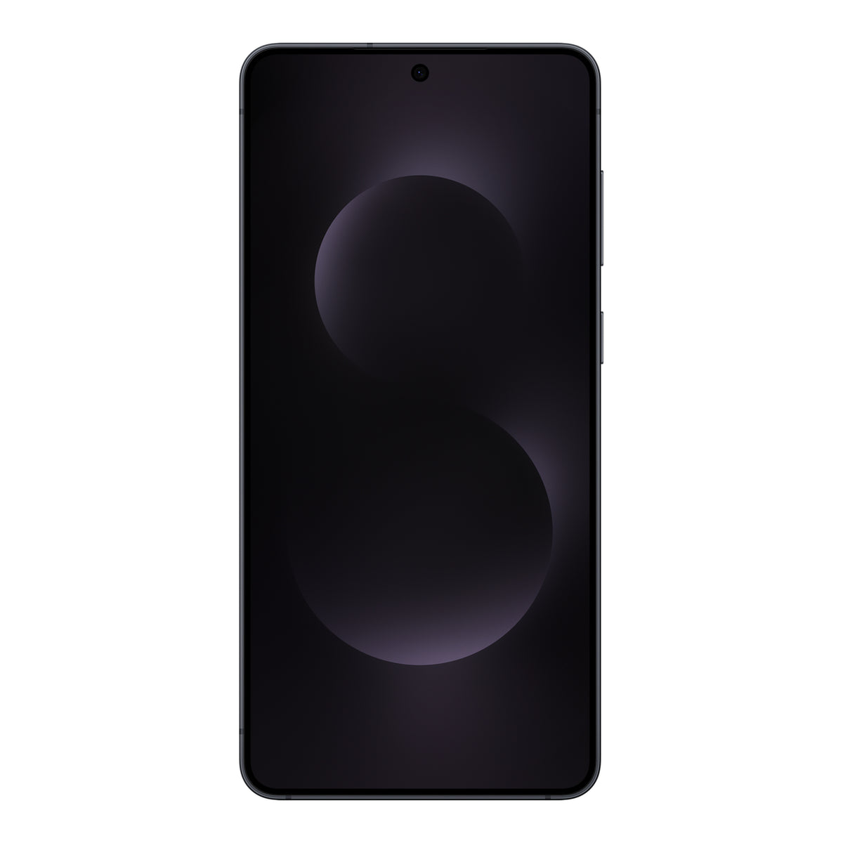Samsung Galaxy S25 Edge in Titanium Jetblack, front